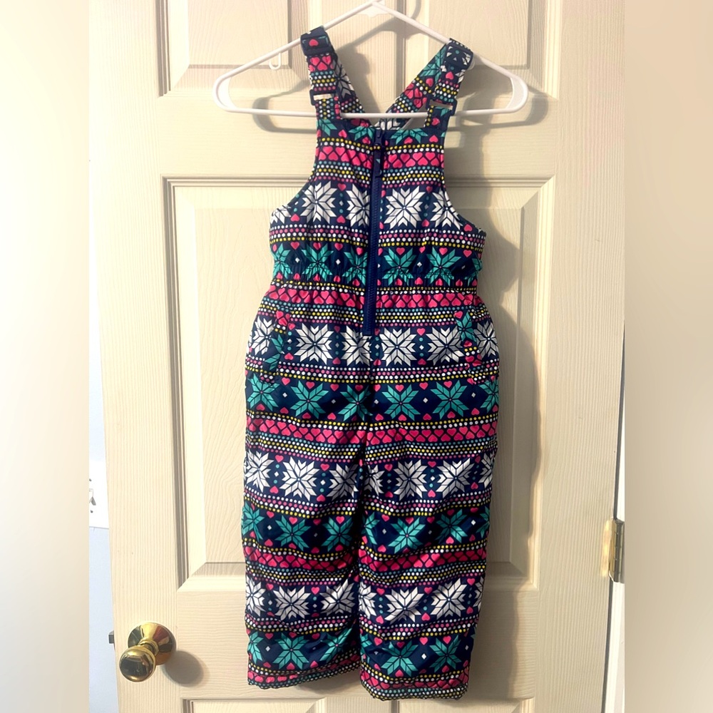 Pink Platinum Overalls Kids size 4T